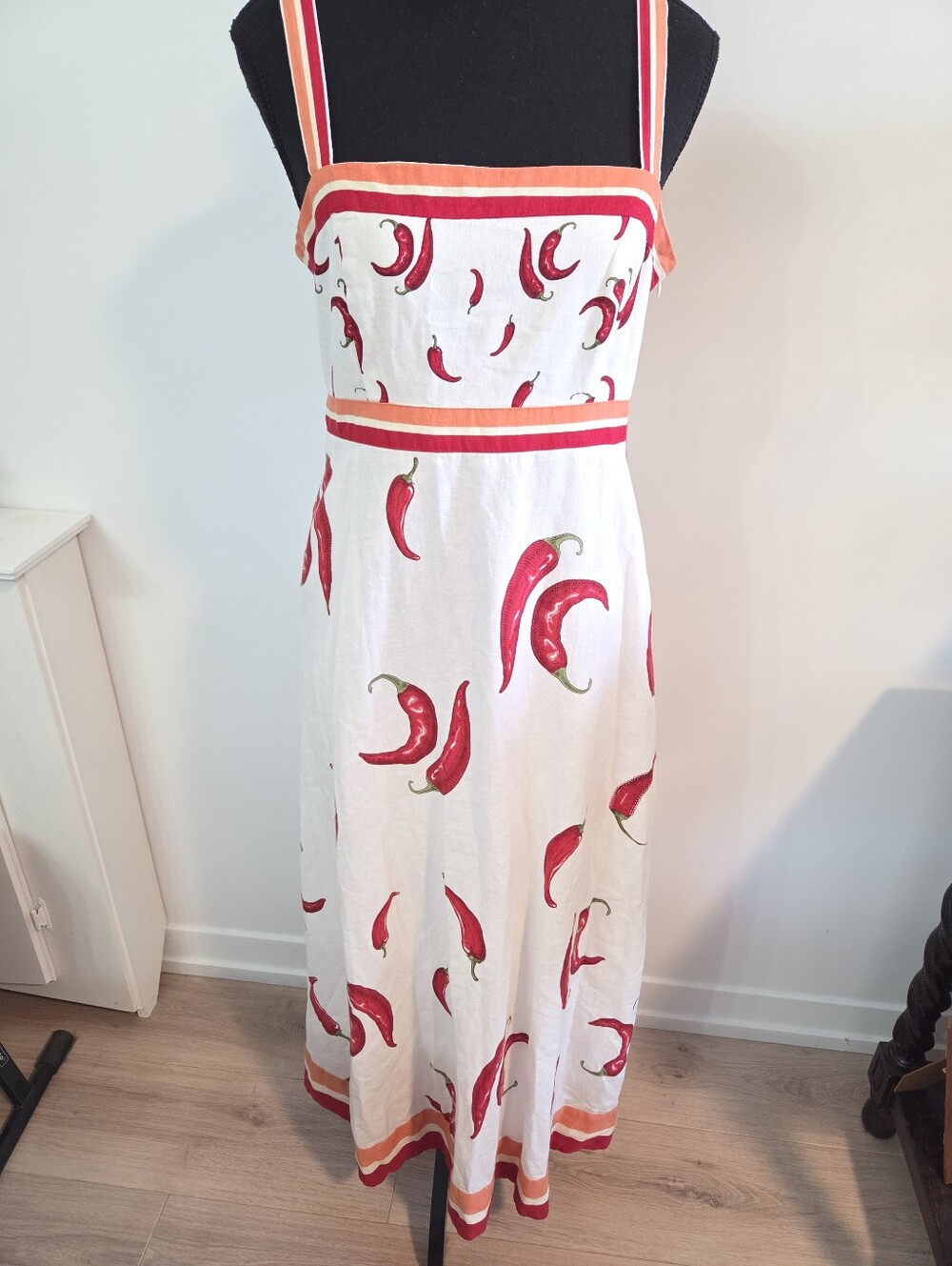 Rachel Zoe linen blend maxi dress Sz S